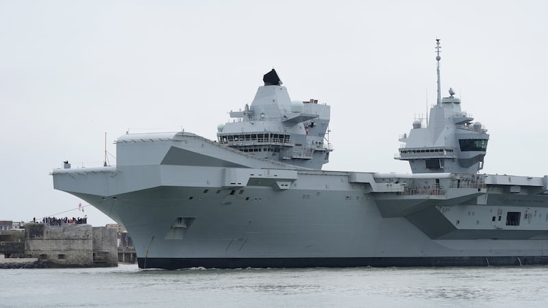 Royal Navy aircraft carrier HMS Prince of Wales will be deployed to the region at the head of a Carrier Strike Group