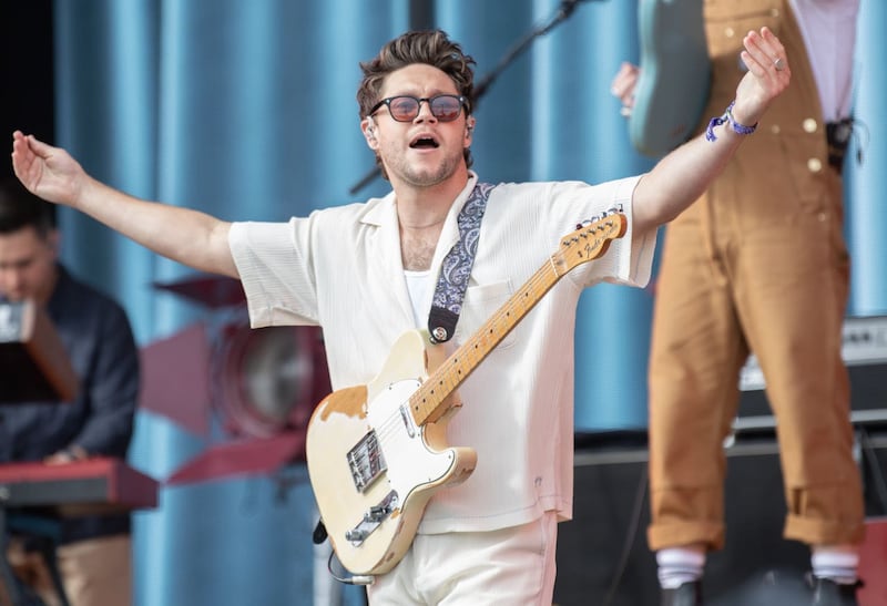 Nialll Horan performs on the main stage at the Trnsmt Festival at Glasgow Green