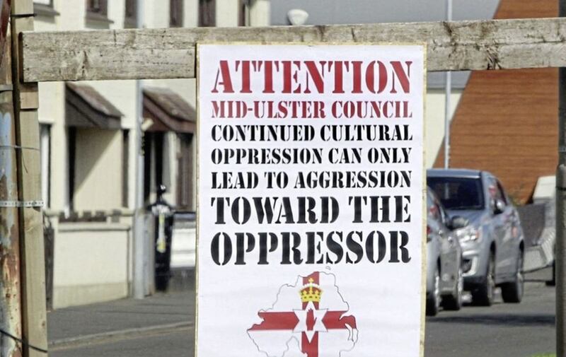 Threatening posters have been put up in Mid Ulster  