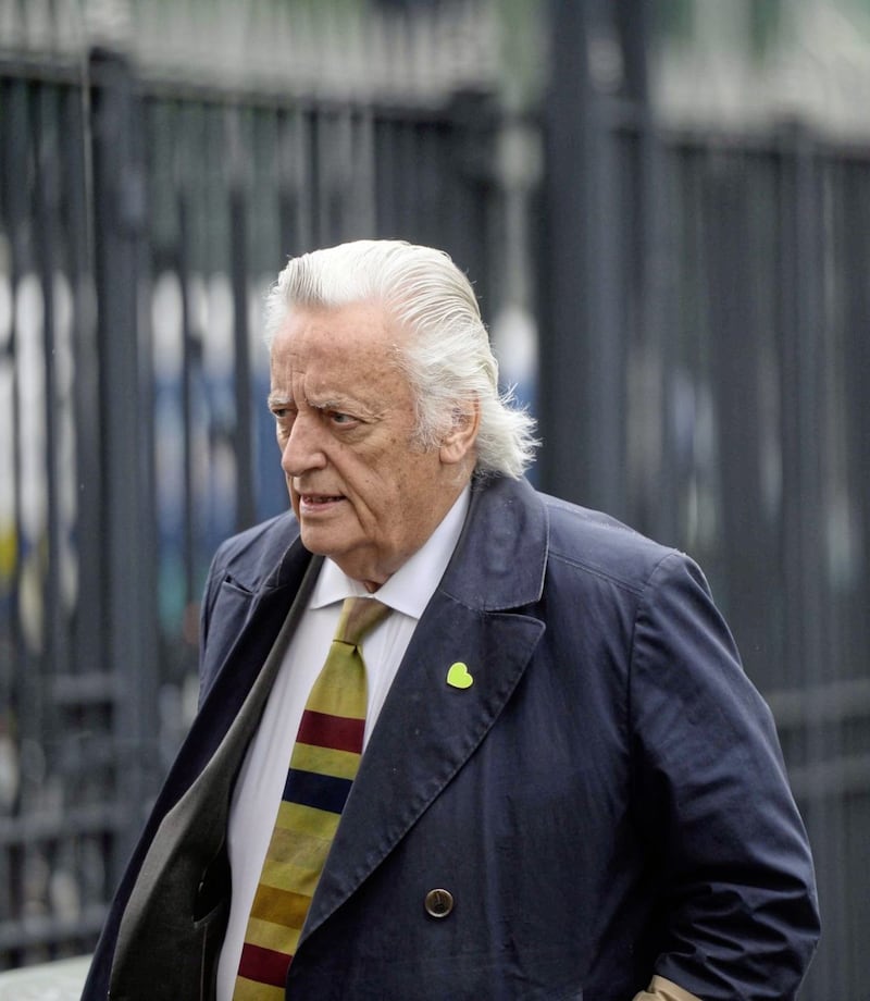 Michael Mansfield QC arrives at court yesterday&nbsp;
