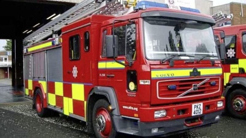 The Fire Service said the fire had been started in a wheelie bin 