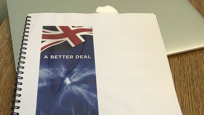 Arlene Foster spoke at the launch of &#39;A Better Deal&#39; proposing an alternative to the EU withdrawal agreement 