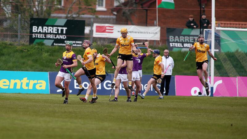 Persistence is awesome for Antrim’s bravehearted hurlers as they down Wexford at Corrigan Park