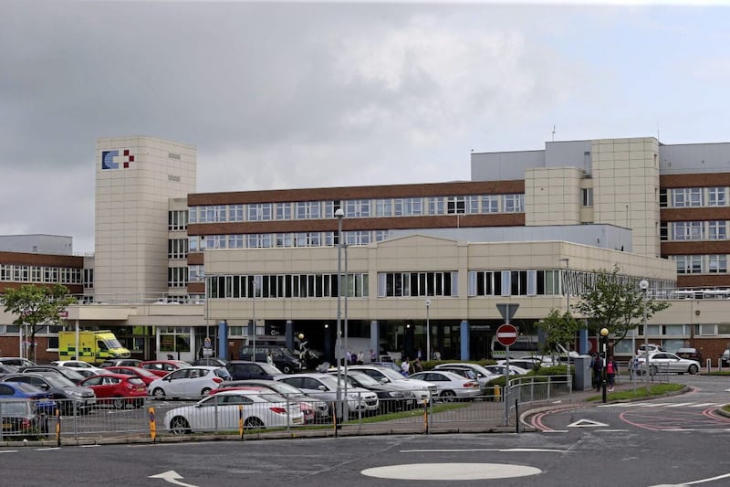 The car park at Craigavon Area Hospital, like all hospitals, is always in demand 