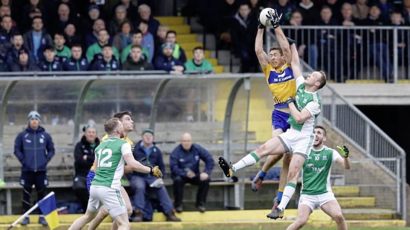 AIMING HIGH: Clare captain Gary Brennan has been at the heart of the Banner county&#39;s ascension through the football ranks Picture by Donnie Phair 