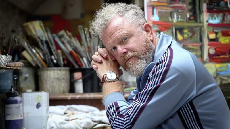 Colin Davidson pictured at his home studio outside Belfast. A retrospective of the acclaimed artist&#39;s work can be seen at the FE McWilliam Gallery and Studio, Banbridge. Picture by Mal McCann. 