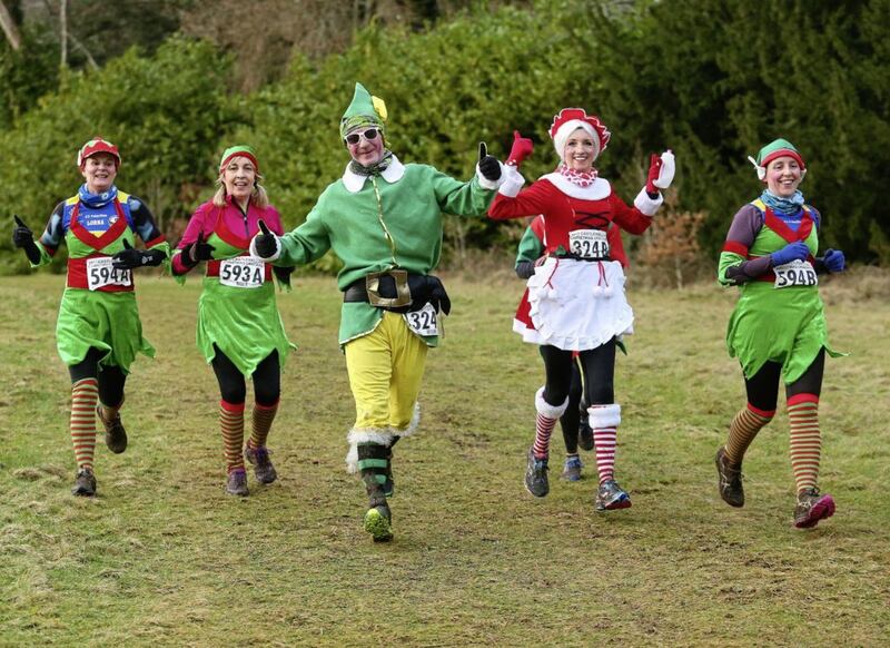 The annual Christmas Cracker Pairs race in Castlewellan organised by the Newcastle AC. Picture Mal McCann.