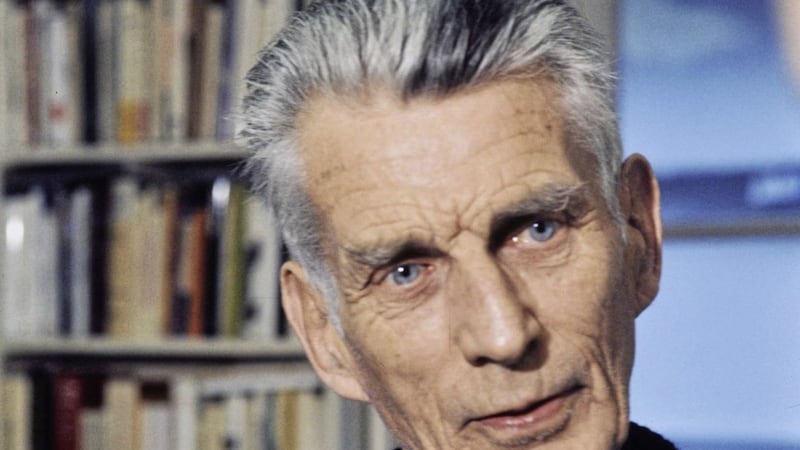 Irish writer Samuel Beckett 