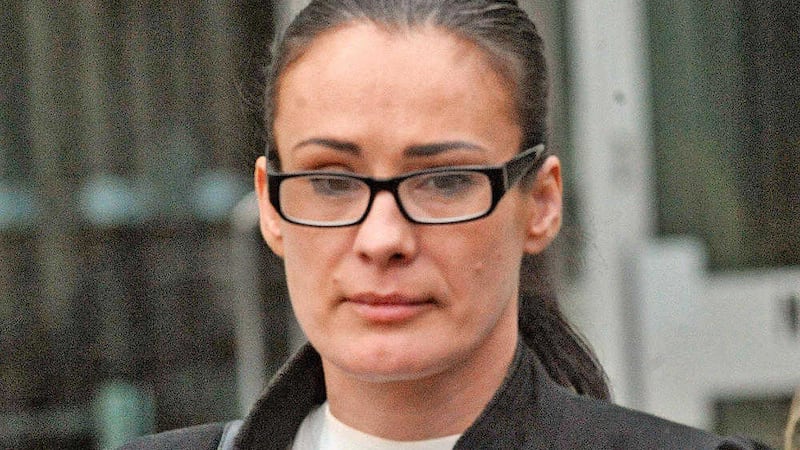 Angeline Mitchell who was jailed for five years for stabbing her partner Tony Robin 