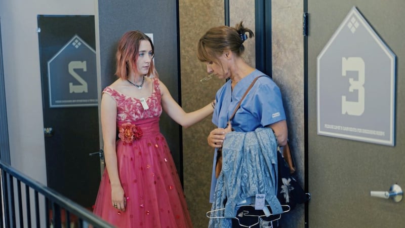 Saoirse Ronan and Laurie Metcalf in Lady Bird 