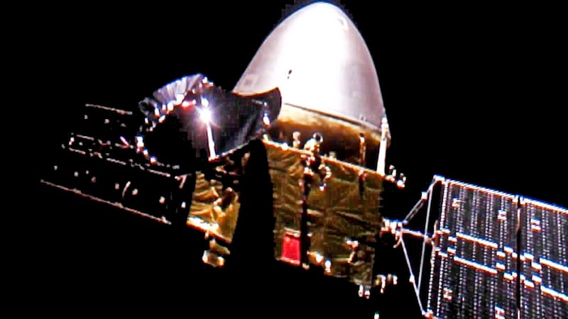The vehicle is aboard the Tianwen-1 probe that arrived in Mars orbit on February 24 and is due to land in May.