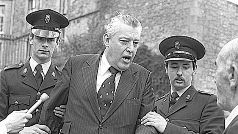 Ian Paisley arrested outside St Patrick&#39;s Church of Ireland Cathedral in May 1980 during a protest against Taoiseach Charles Haughey. Picture from Pacemaker 