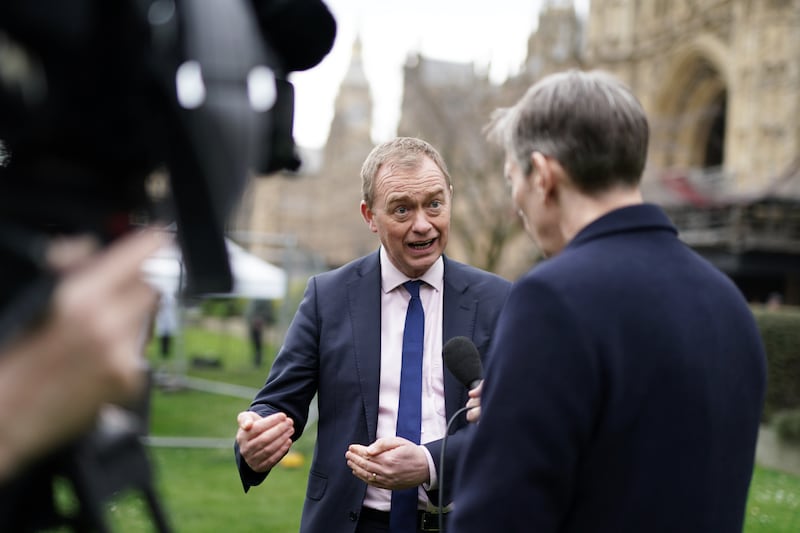 Tim Farron hit out at the ‘chummy relationship’ between the water companies and government