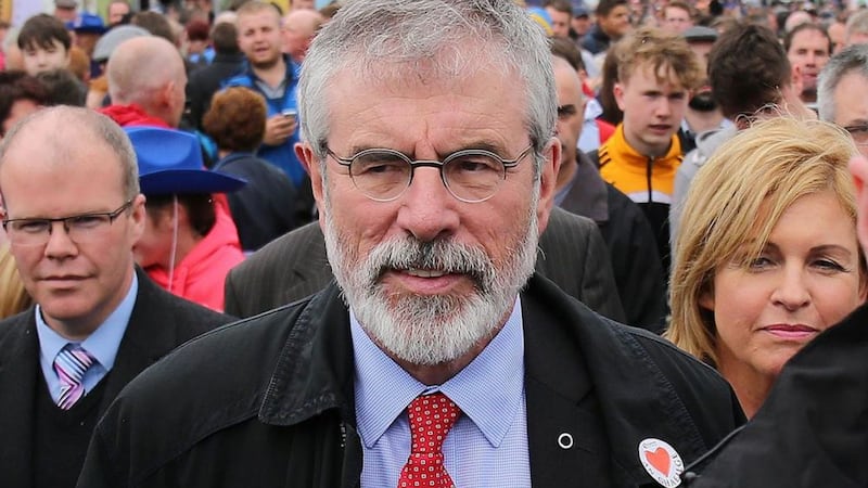 Sinn F&eacute;in president Gerry Adams&nbsp;