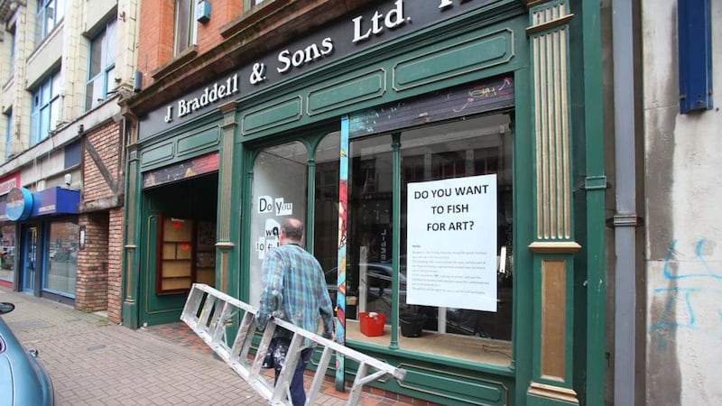 J Braddell &amp; Sons in North Street, Belfast, is closed for good following a fire in 2014. Picture by Mal McCann 