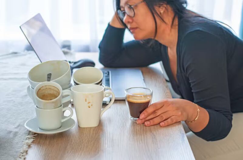 The effect caffeine has on sleep may create a cycle of needing more caffeine to stay awake. SrideeStudio/ Shutterstock