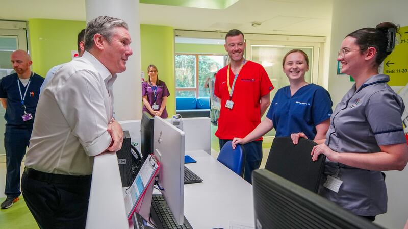 Sir Keir told staff at Alder Hey Children’s Hospital in Liverpool that he wanted to turn around the health of the nation’s children