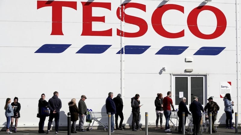 Tesco&#39;s UK sales rose 8.6 per cent to &pound;24.3bn in the first six months of the financial year, but it spent &pound;533m responding to the Covid-19 crisis. Picture by Nick Potts/PA Wire. 