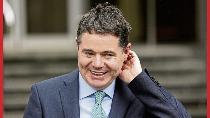 The Republic&#39;s Finance Minister Paschal Donohoe at RT&Eacute; in Dublin yesterday PICTURE: Brian Lawless/PA 