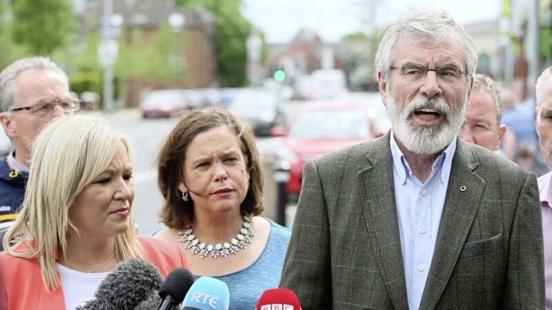 Sinn F&eacute;in president Gerry Adams has said he would detail the party's &quot;planned process of generational change&quot; after November. Picture by Brian Lawless, Press Association