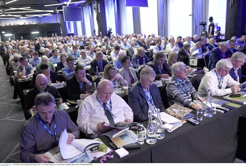 Delegates during the 2017 GAA Annual Congress at Croke Park, in Dublin. Picture by Ray McManus/Sportsfile. 