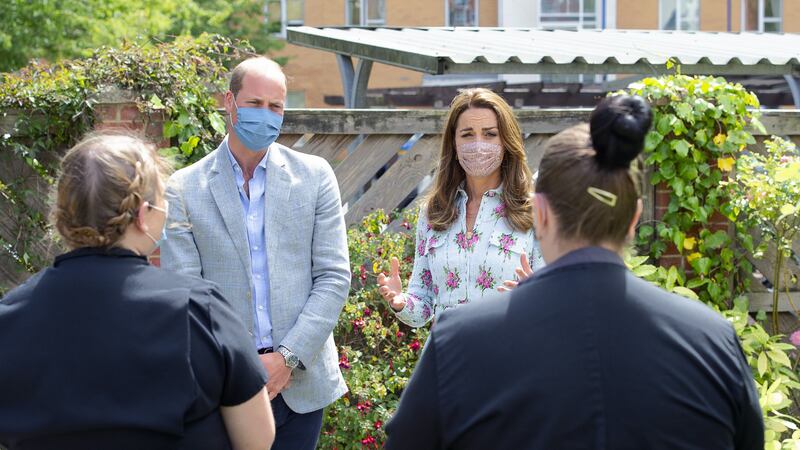 The Duke and Duchess of Cambridge spent the day in South Wales visiting Barry Island and a care home in Cardiff.