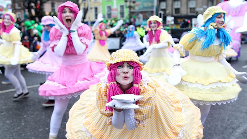 Coverage of Dublin's St Patrick's Day parade begins at 12.15pm&nbsp;