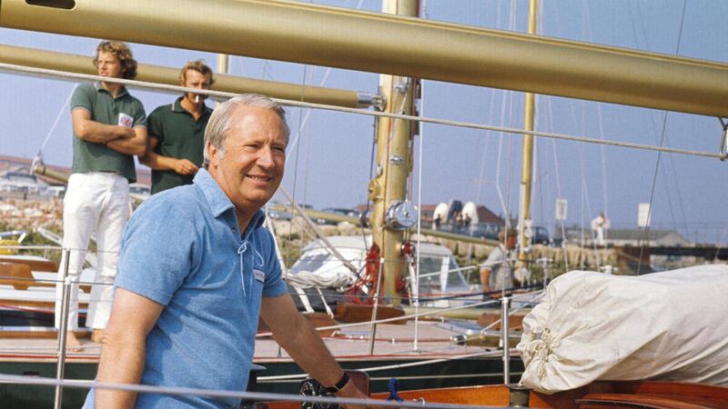 Edward Heath aboard his yacht Morning Cloud at Gosport in 1971. The States of Jersey Police confirmed that Heath features in Operation Whistle, an inquiry into alleged historic abuse on the island Picture: PA Wire 