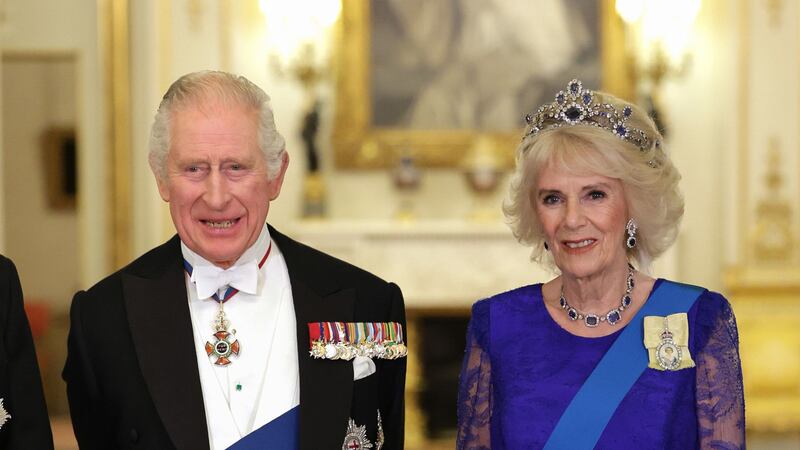 The King and Queen will host the South Korean president at Buckingham Palace (Chris Jackson/PA)