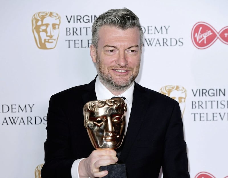 Black Mirror creator Charlie Brooker at the Virgin TV British Academy Television Awards 2017 
