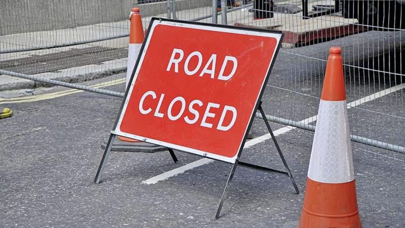 The A6 Glenshane Road will be closed between 7am and 6pm 