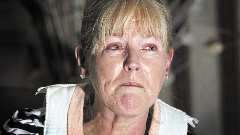 Margaret McAlorum pictured in 2008 after her daughter Megan&#39;s killer was transferred to an English prison. 
