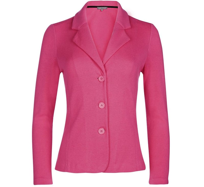 Laura Ashley Hot Pink Milano Blazer, &pound;42 (was &pound;60), available from Laura Ashley.&nbsp;