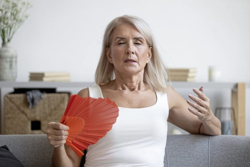 The body becomes more sensitive to temperature changes during menopause. 