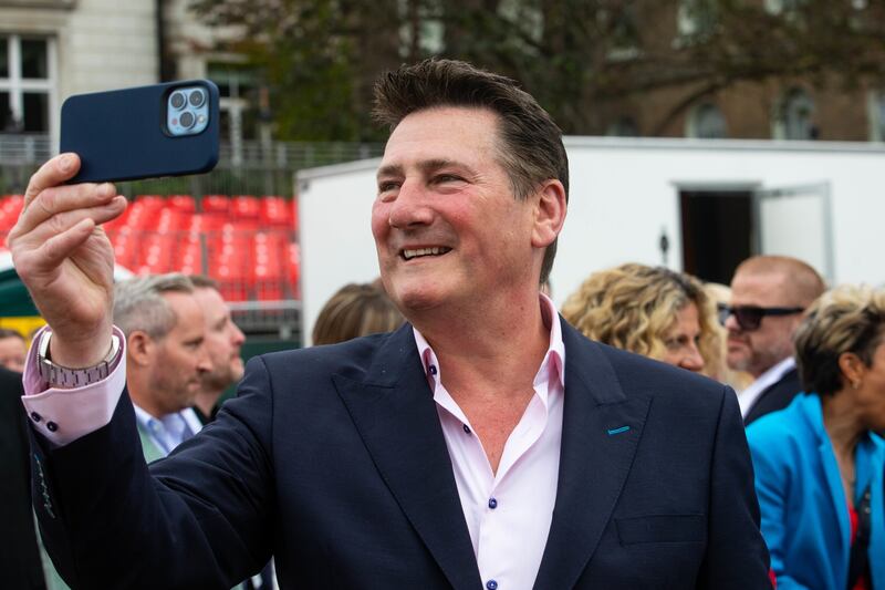 Tony Hadley during the Platinum Jubilee Pageant on Sunday June 5th, 2022. Picture by David Parry, PA