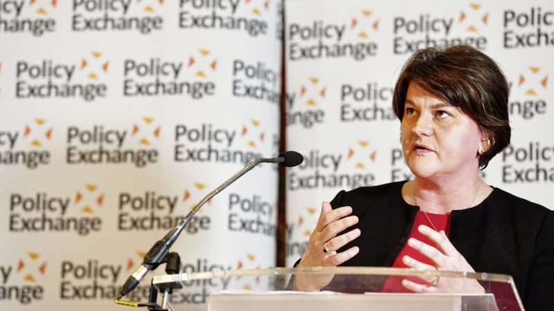 Arlene Foster, speaking at a conference on the Union, argued that unionism was inclusive whereas nationalism was &quot;narrow and exclusive&quot;. Picture by John Stillwell/PA Wire 