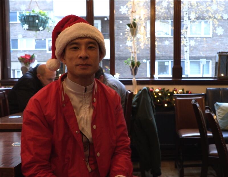 Jonathan Chen said it feels like Christmas when the Santa Skate returns