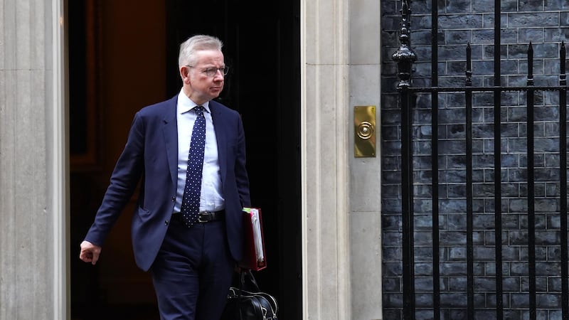 Levelling Up Secretary Michael Gove admitted he is concerned about local government finances. (James Manning/PA)