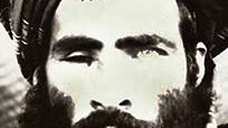 Only known picture of Taliban leader Mullah Omar who died in 2013, it was announced yesterday 
