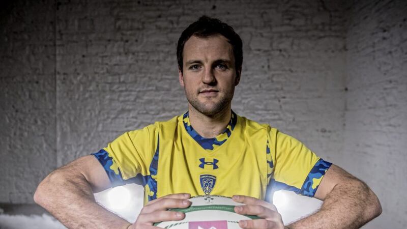 Michael Murphy temporarily swapped Gaelic football and his club Glenswilly for rugby with Top 14 team Clermont Auvergne as part of AIB&rsquo;s third instalment of The Toughest Trade documentary series.<br />Photo by Ramsey Cardy/Sportsfile