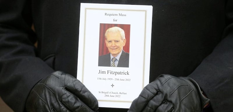 Jim Fitzpatrick passed away on Saturday following a short illness at the age of 92. 
