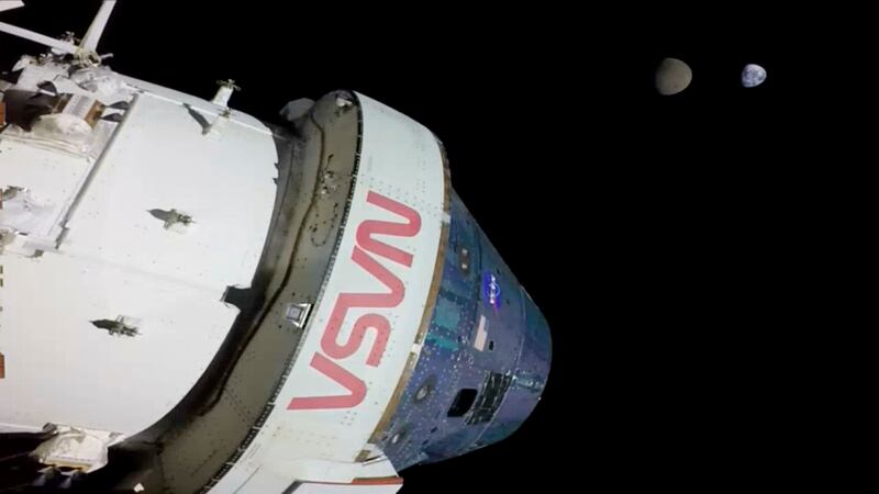 The spaceship was launched aboard the Artemis 1 rocket on November 16 from the agency’s Kennedy Space Centre in Florida.