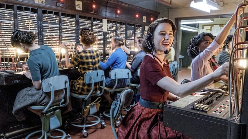 The Marvelous Mrs Maisel, starring Rachel Brosnahan, is about a 1950s housewife who decides to become a stand-up comic 