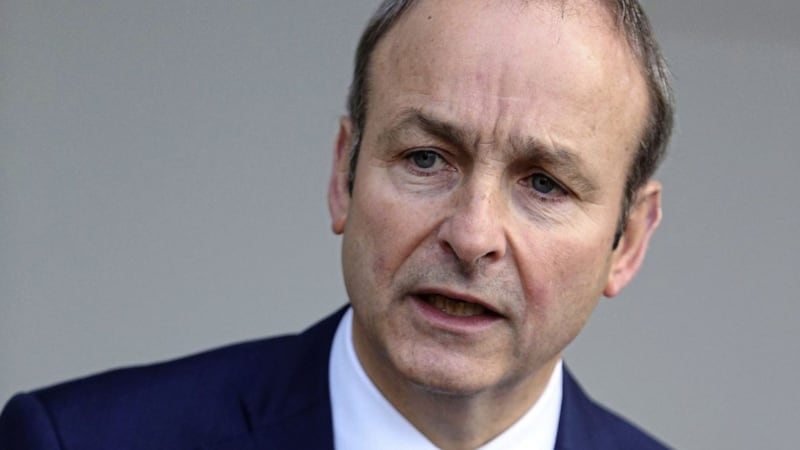 Miche&aacute;l Martin leads his party into an election next year. Picture by Brian Lawless/PA Wire