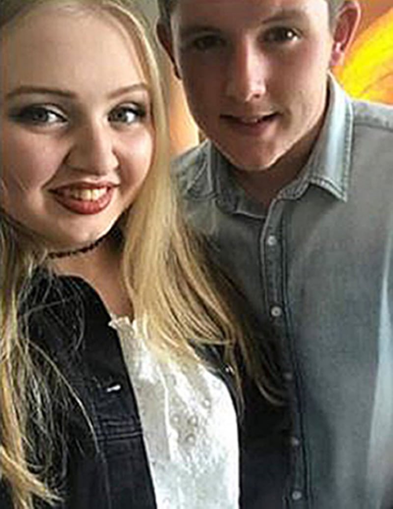 Chloe Rutherford and Liam Curry