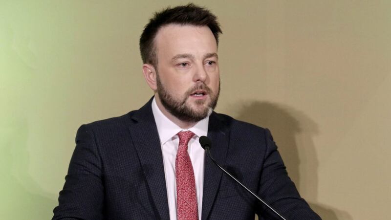 Colum Eastwood announced plans for a New Ireland Commission to discuss the island&#39;s future constitutional arrangements. Picture by Declan Roughan/Press Eye  