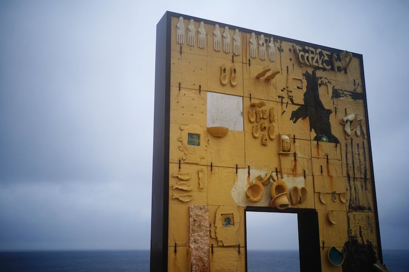 The Porta di Lampedusa memorial honours the migrants who have died while attempting to cross from North Africa to Europe in small boats