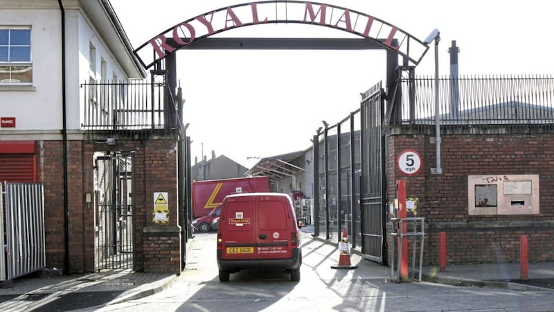 Half of the workforce at Royal Mail&#39;s Derry sorting office are absent due to Covid-19. Picture by Margaret McLaughlin 