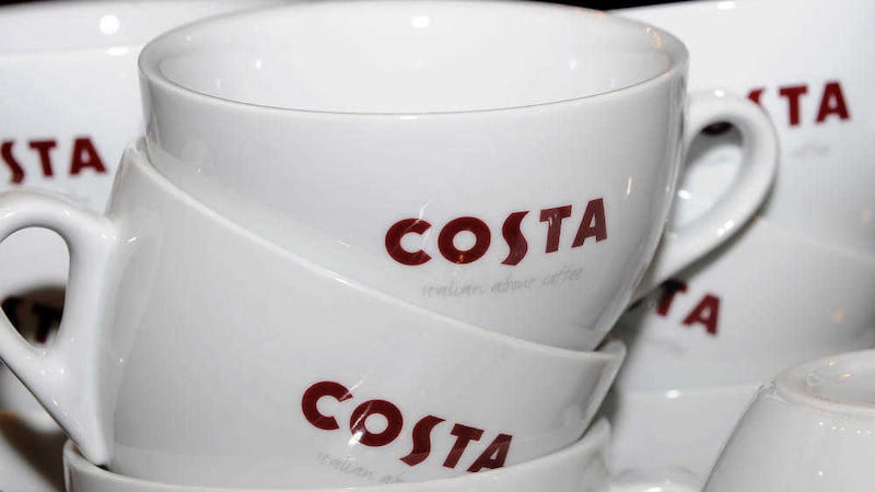 Costa Coffee and Premier Inn owner Whitbread unveiled a hike in half-year profits but warned it will face up to an extra &pound;20 million a year in staff costs from the new national living wage. The group, which is one of the UK&#39;s biggest employers with around 48,000 staff, said it had already increased pay for baristas in its Costa Coffee chain by around 10 per cent this month to take pay above the incoming national living wage PICTURE: Joe Giddens/PA 