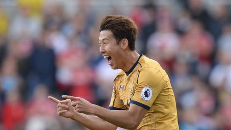 Son Heung-min scored the winner for Tottenham in their Champions League match against CSKA Moscow on Tuesday&nbsp;<br />Picture by PA